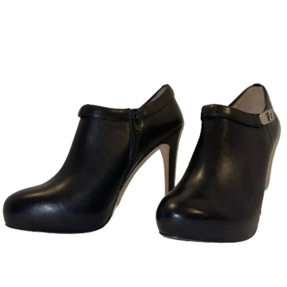 Coach Black Leather Delilah Booties size 10 - Picture 5 of 14